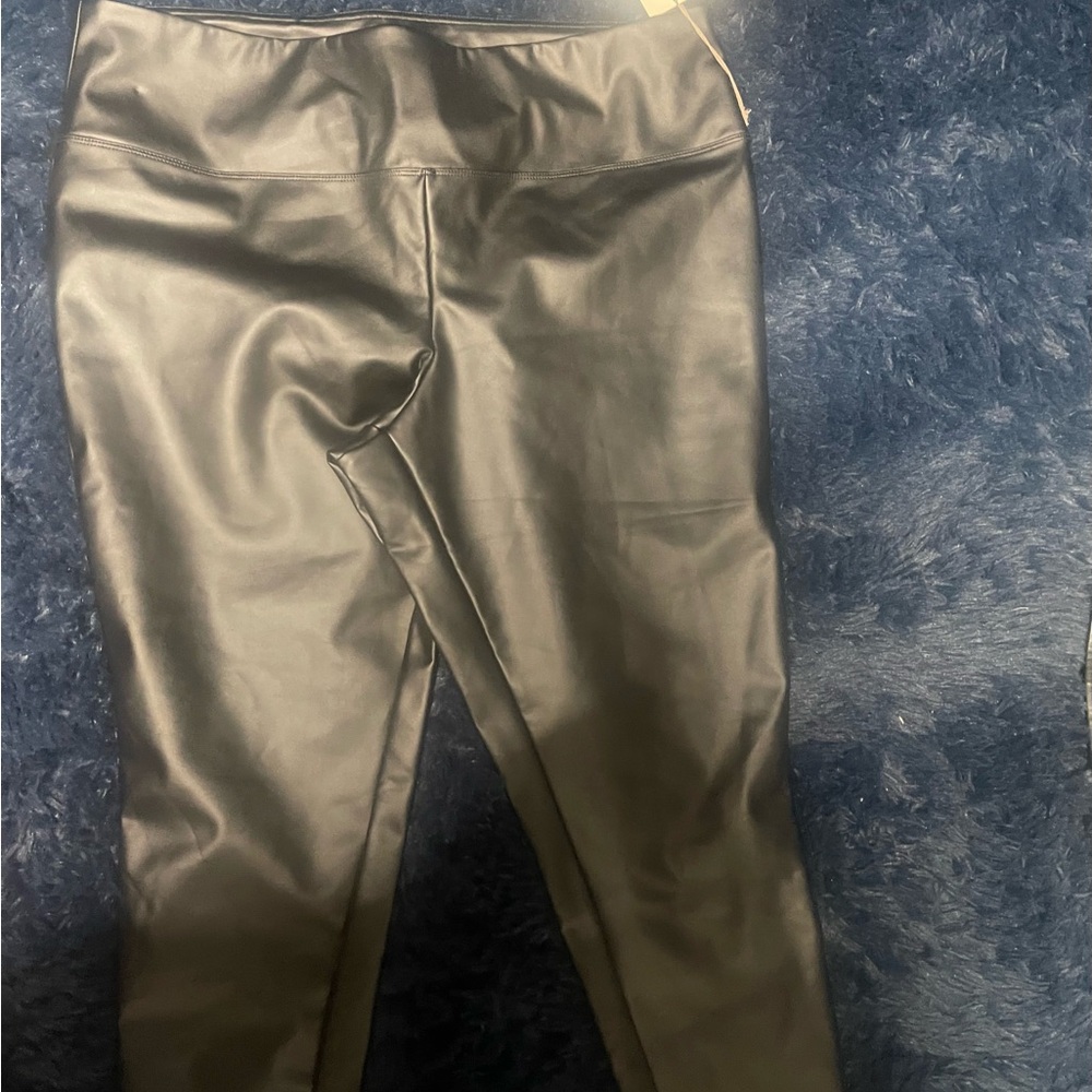 Target Black Faux Leather Leggings